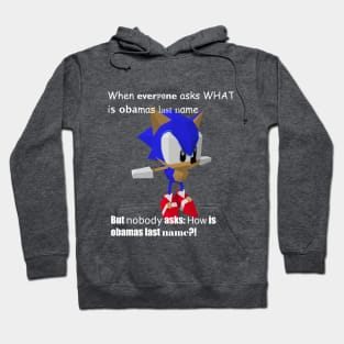 Sonic asks about Obama Hoodie